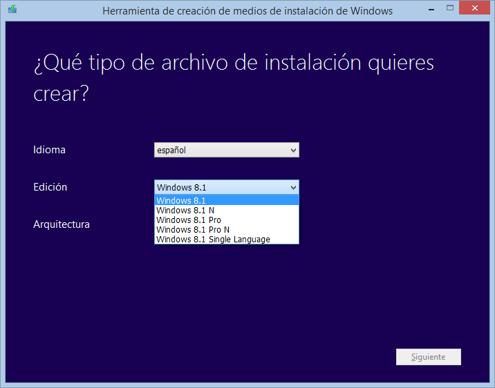 Descargar windows 8.1 con bing espanol